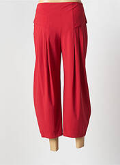 Pantalon 7/8 rouge INDIES pour femme seconde vue