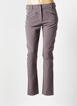 Pantalon slim gris GARELLA pour femme