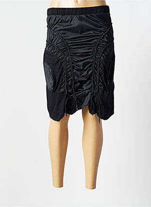 Jupe mi-longue taille normale noir GARELLA femme