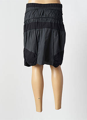 Jupe mi-longue taille normale noir GARELLA femme