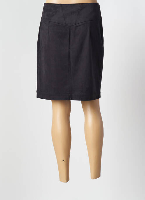 Jupe courte coupe droite noir AVENTURES DES TOILES femme