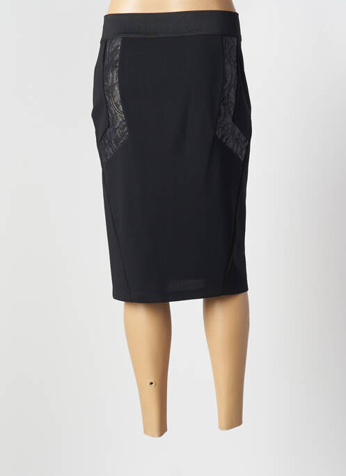 Jupe mi-longue noir EROKE pour femme