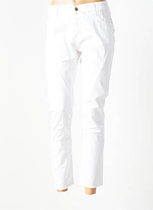 Pantalon slim stretch taille normale blanc GAS femme