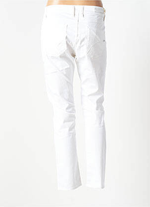 Pantalon slim stretch taille normale blanc GAS femme