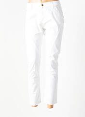 Pantalon slim blanc GAS pour femme seconde vue