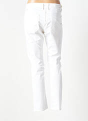 Pantalon slim blanc GAS pour femme seconde vue