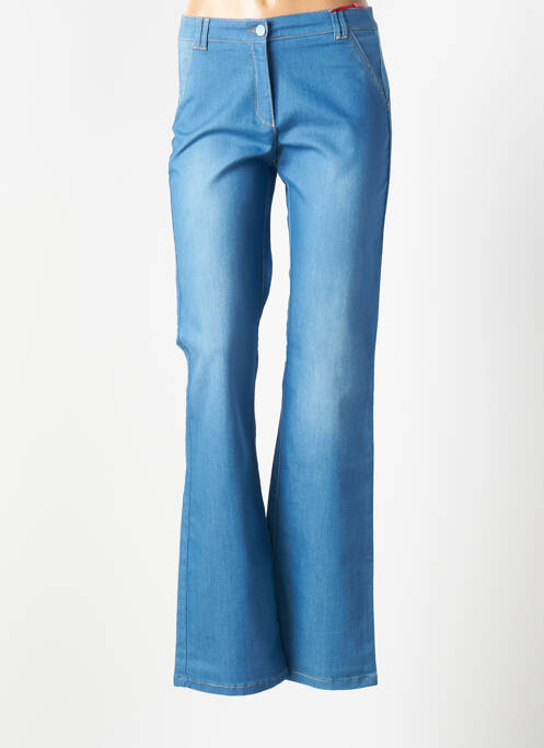 Pantalon flare bleu JOCAVI pour femme