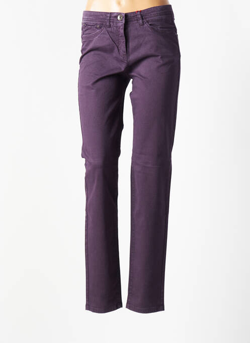 Pantalon slim violet JOCAVI pour femme