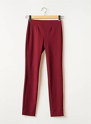 Legging stretch taille normale rouge RAFFAELLO ROSSI femme