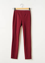 Legging stretch taille normale rouge RAFFAELLO ROSSI femme