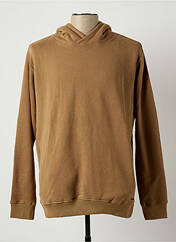 Sweat-shirt à capuche marron DSTREZZED pour homme seconde vue
