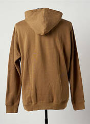 Sweat-shirt à capuche marron DSTREZZED pour homme seconde vue