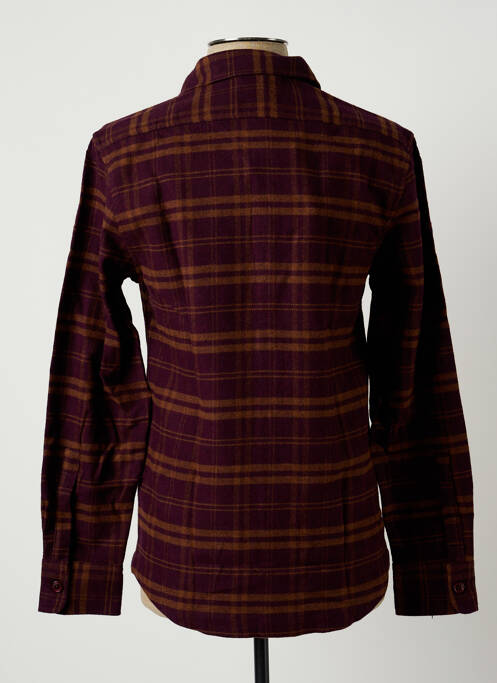 Chemise manches longues violet HARRIS WILSON homme