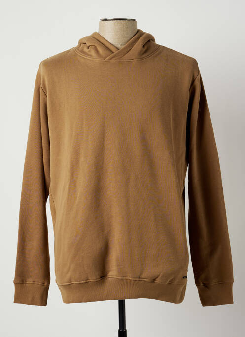 Sweat-shirt à capuche marron DSTREZZED pour homme
