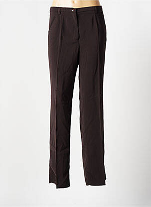 Pantalon droit marron KIPLAY pour femme