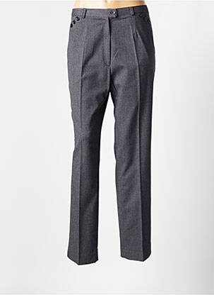 Pantalon droit gris PLURIELLES pour femme