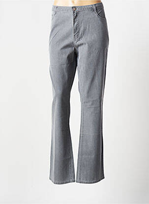 Pantalon droit gris YOULINE pour femme
