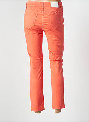 Pantalon 7/8 stretch taille normale orange LAUREN VIDAL femme