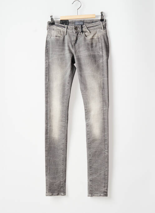 Jeans skinny gris GUESS pour femme