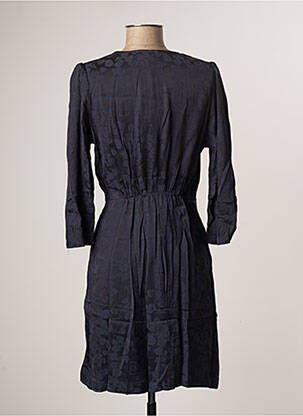 Robe mi-longue manches 3/4 manches 3/4 bleu ARTLOVE femme