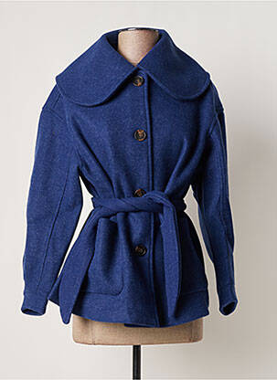 Manteau court bleu COMPAÑIA FANTASTICA pour femme