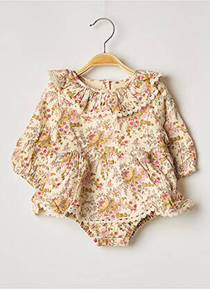 Robe courte beige LOUISE MISHA pour fille