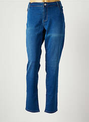 Jeans coupe droite bleu C'EST BEAU LA VIE pour femme seconde vue