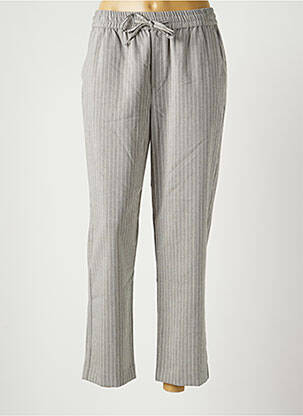 Pantalon chino gris B.YOUNG pour femme