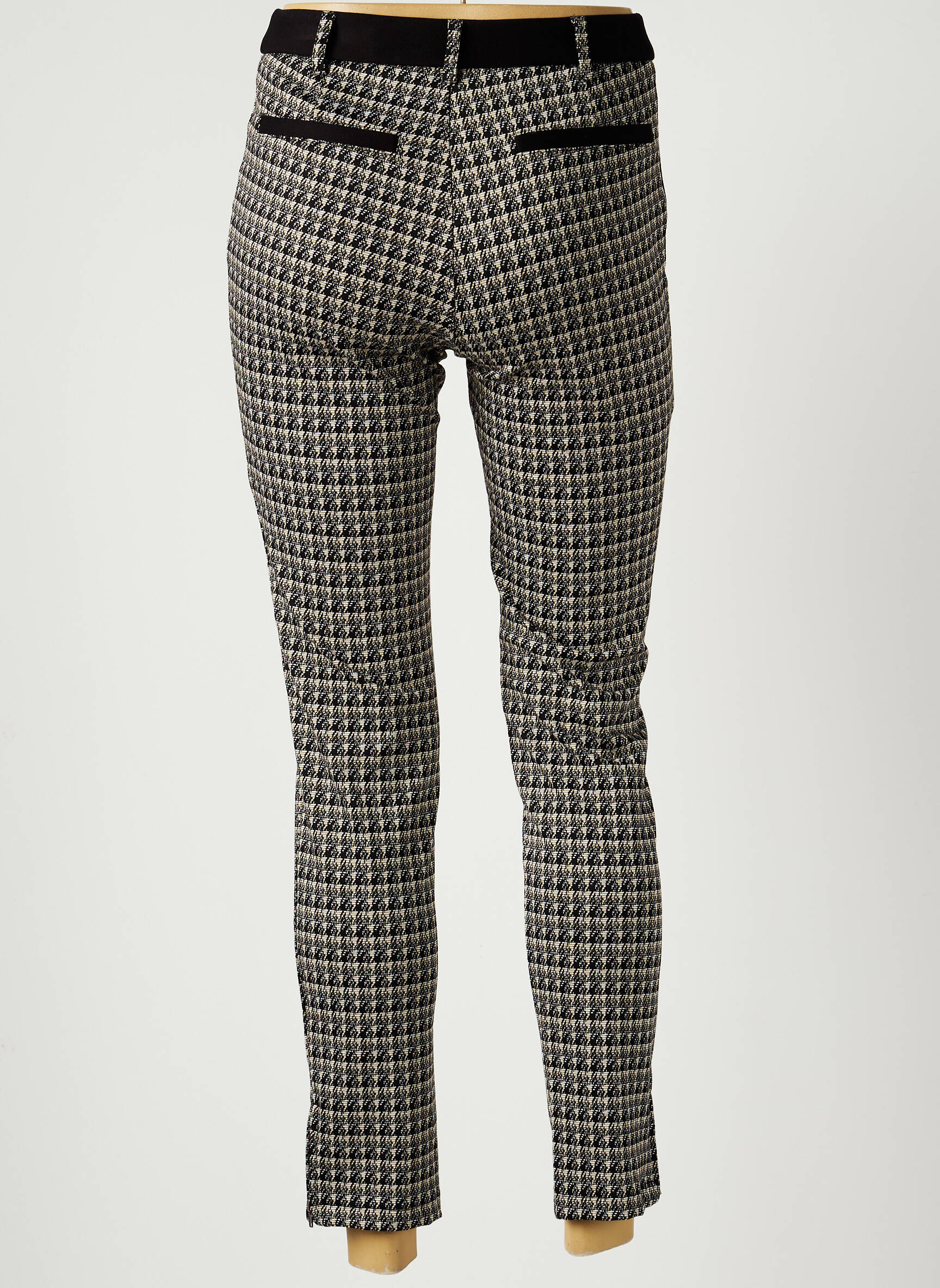 Pantalon chino stretch taille normale noir LOLA ESPELETA femme