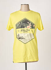 T-shirt jaune RITCHIE pour homme seconde vue