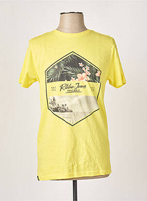 T-shirt jaune RITCHIE pour homme