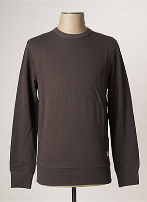 Sweat-shirt gris JACK & JONES pour homme