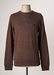 Sweat-shirt marron JACK & JONES pour homme seconde vue
