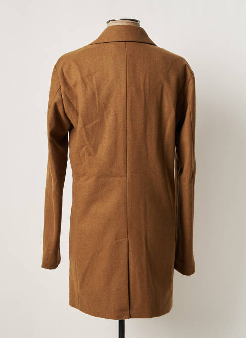 Manteau long marron JACK & JONES pour homme