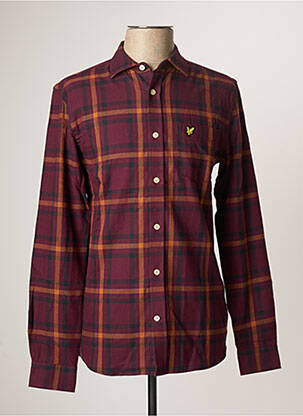 Chemise manches longues poches poitrine violet LYLE & SCOTT homme