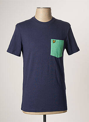 T-shirt bleu LYLE & SCOTT pour homme
