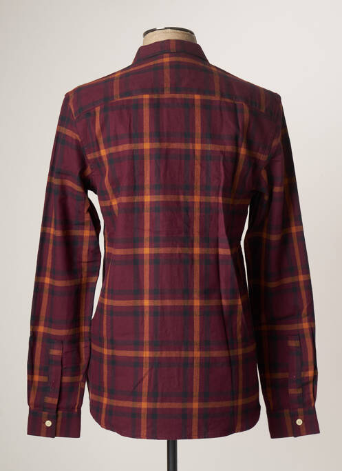 Chemise manches longues violet LYLE & SCOTT pour homme