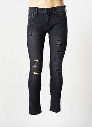 Jeans skinny noir JACK & JONES pour homme