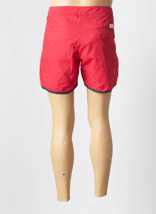 Short de bain rouge KULTE pour homme