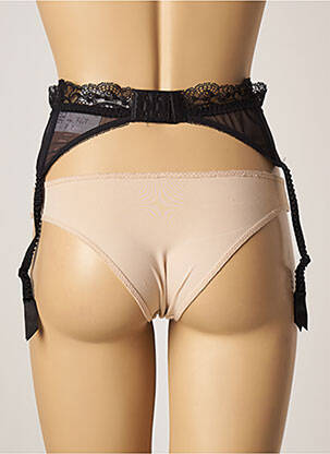 Guêpière/porte-jarretelle broderie noir LISE CHARMEL femme