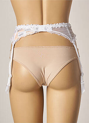 Guêpière/porte-jarretelle broderie blanc LISE CHARMEL femme