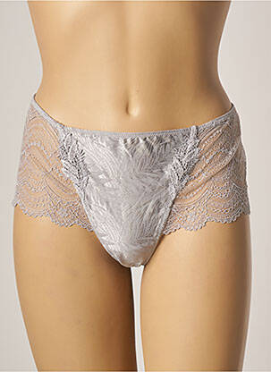 Shorty broderie dentelle de calais gris LISE CHARMEL femme