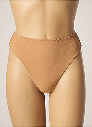 Tanga stretch marron MILLESIA femme