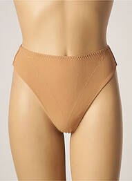 Tanga stretch marron MILLESIA femme