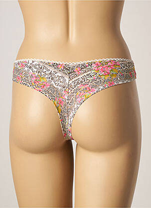 Tanga stretch beige ANTIGEL femme