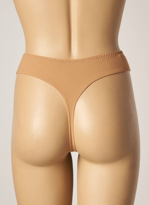 Tanga marron MILLESIA pour femme