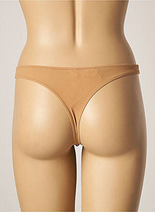 Tanga stretch beige ANTIGEL femme