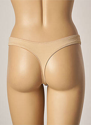 Tanga stretch beige SARIANA femme