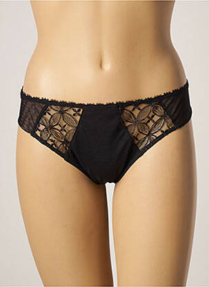 Culotte tissage tulle noir ANTINEA femme