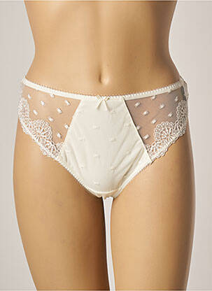 Tanga tissage tulle beige FANTASIE femme